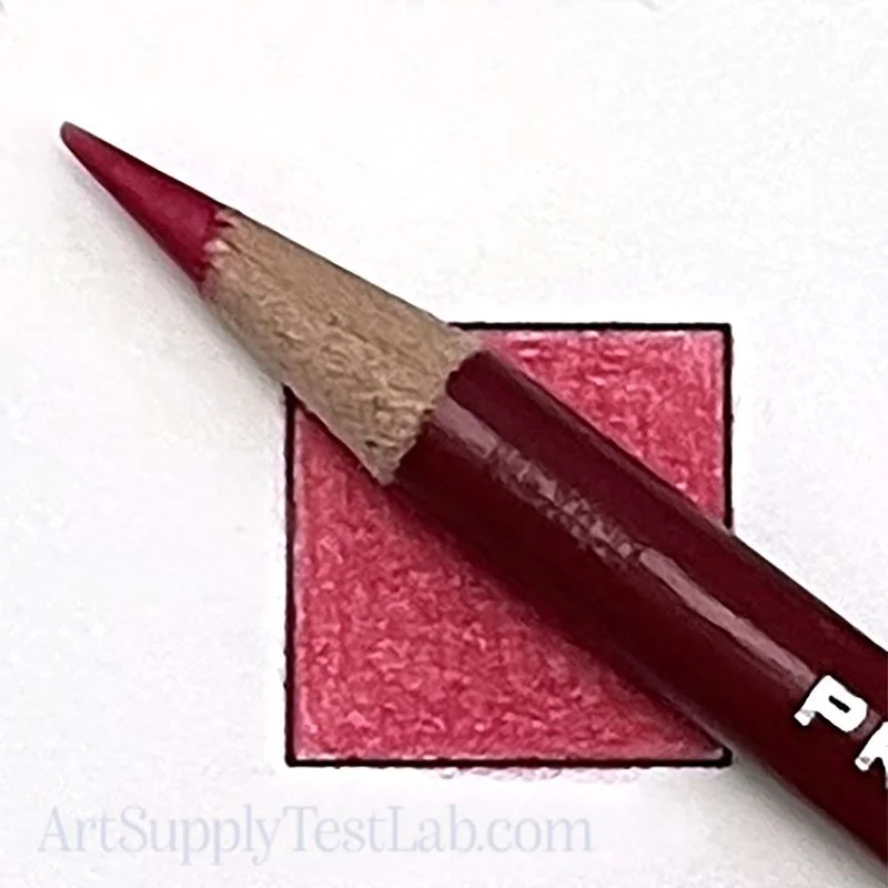 Prismacolor Magenta 930's color indicator is much darker than a swatch of the color