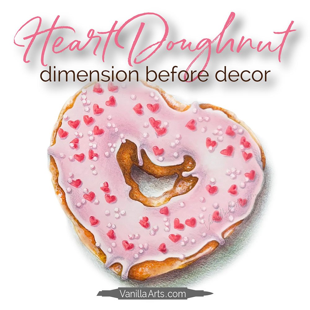 “Heart Doughnut”, a ColorWonk.com lesson in developing form first.