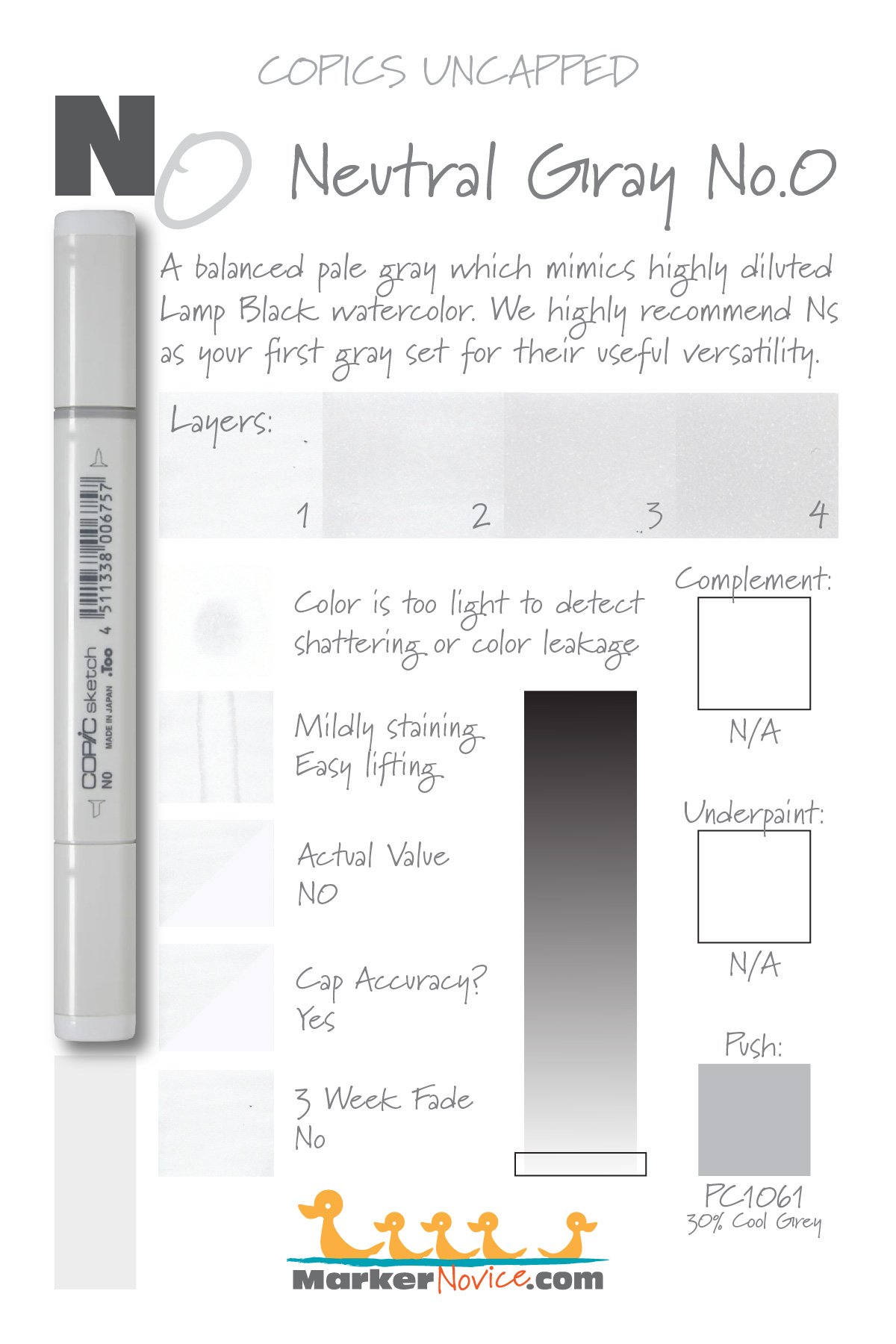 E49 Dark Bark: Copics Uncapped (Marker Swatch, Ink Testing) — Marker Novice