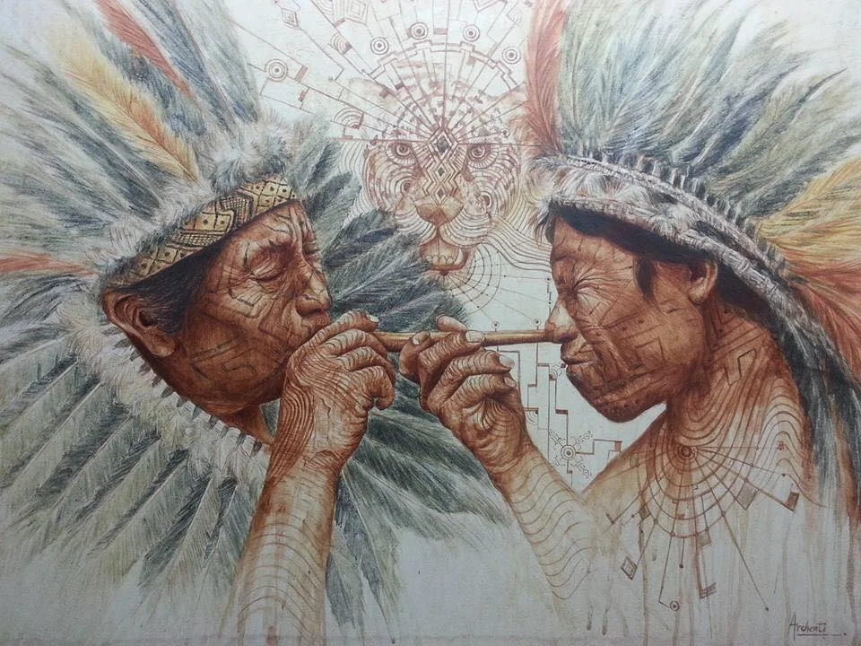 Rapé Ceremony. Photo Credit: EntheoNation