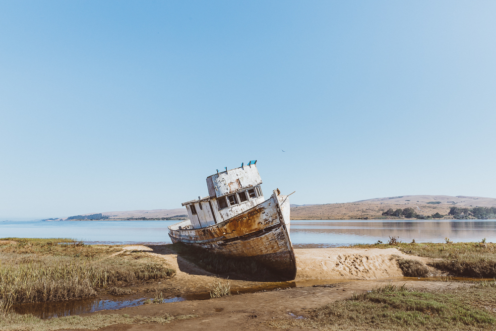 The shipwreck on Tomales Bay is a great reminder of a more simple times.