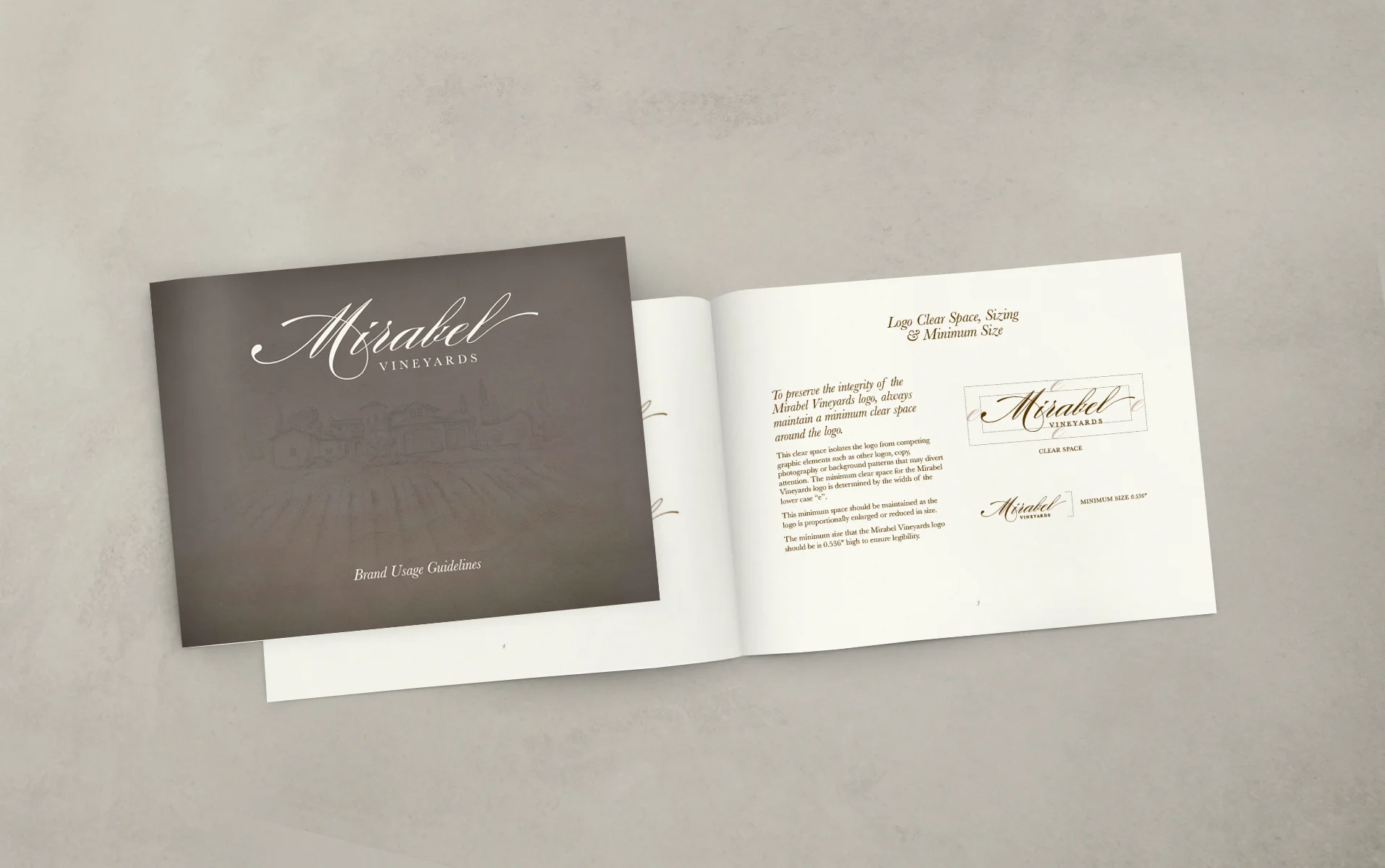 Brand Usage Guide for Mirabel Vineyards
