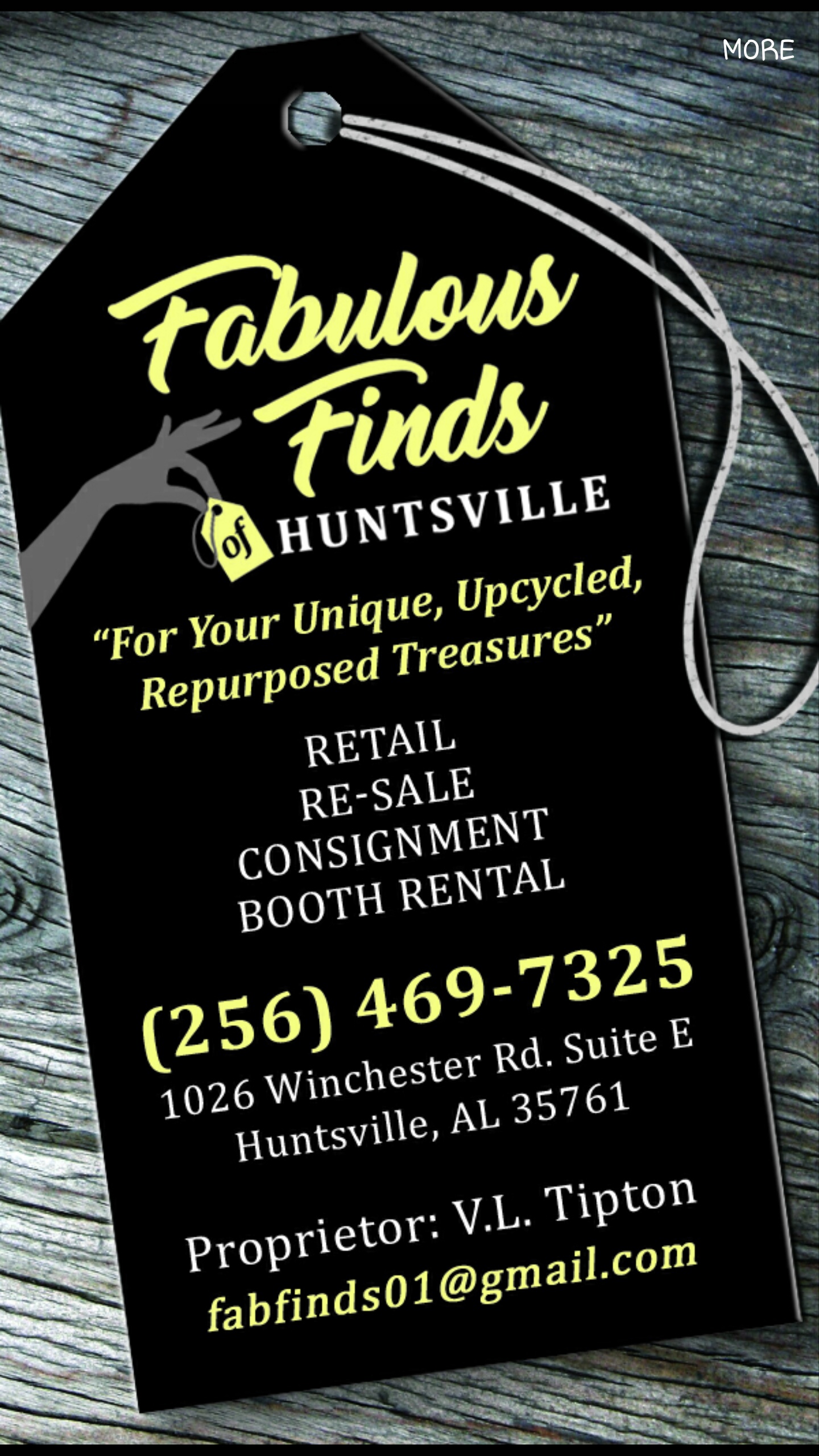 Contact Fabulous Finds Of Huntsville Llc