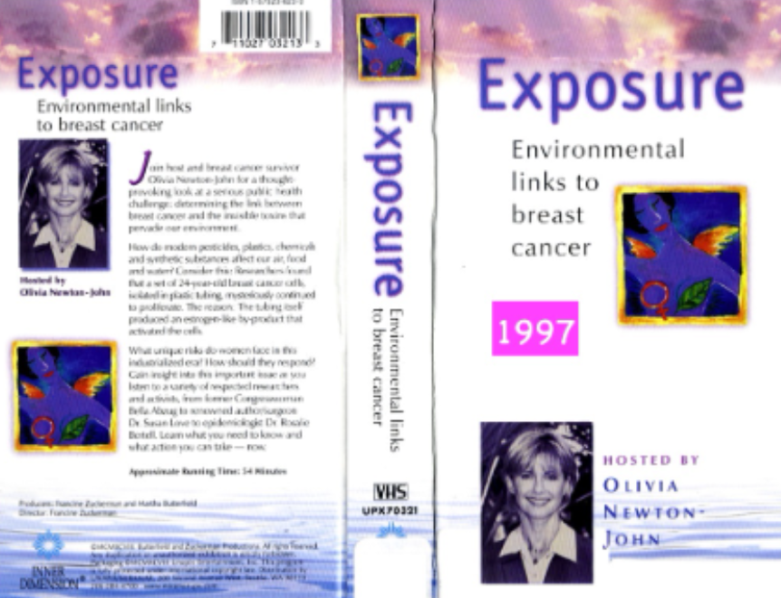 VHS cover of Exposure: Environmental Links to Breast Cancer (1997)