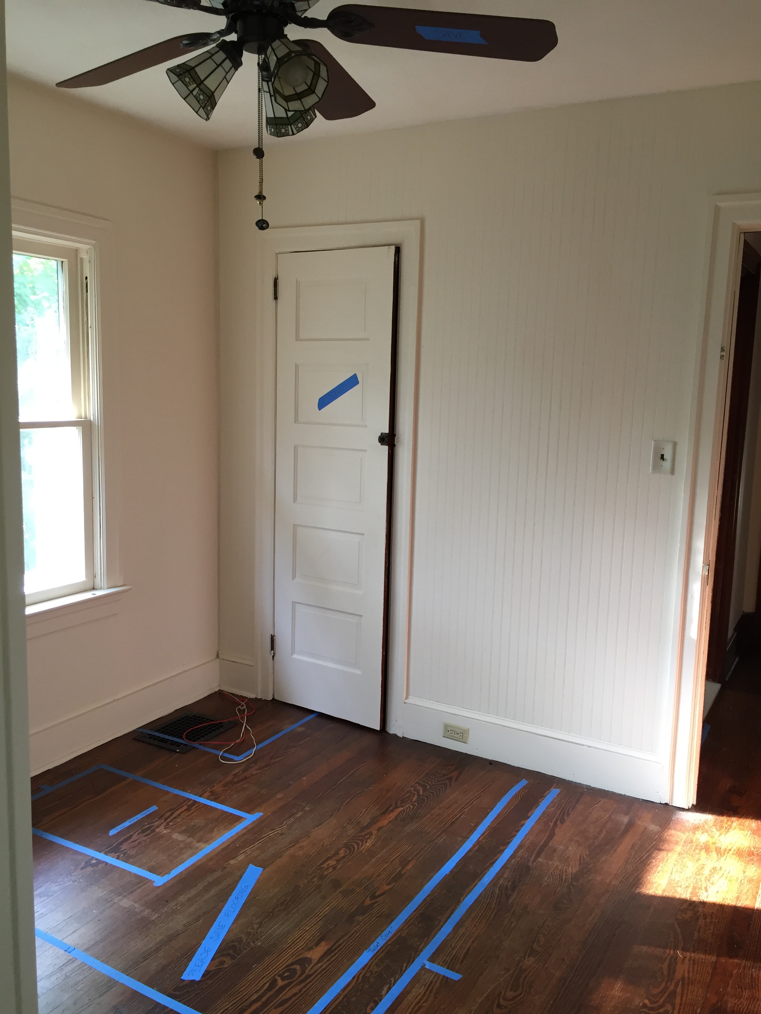 Before Photo: former master bedroom sitting room