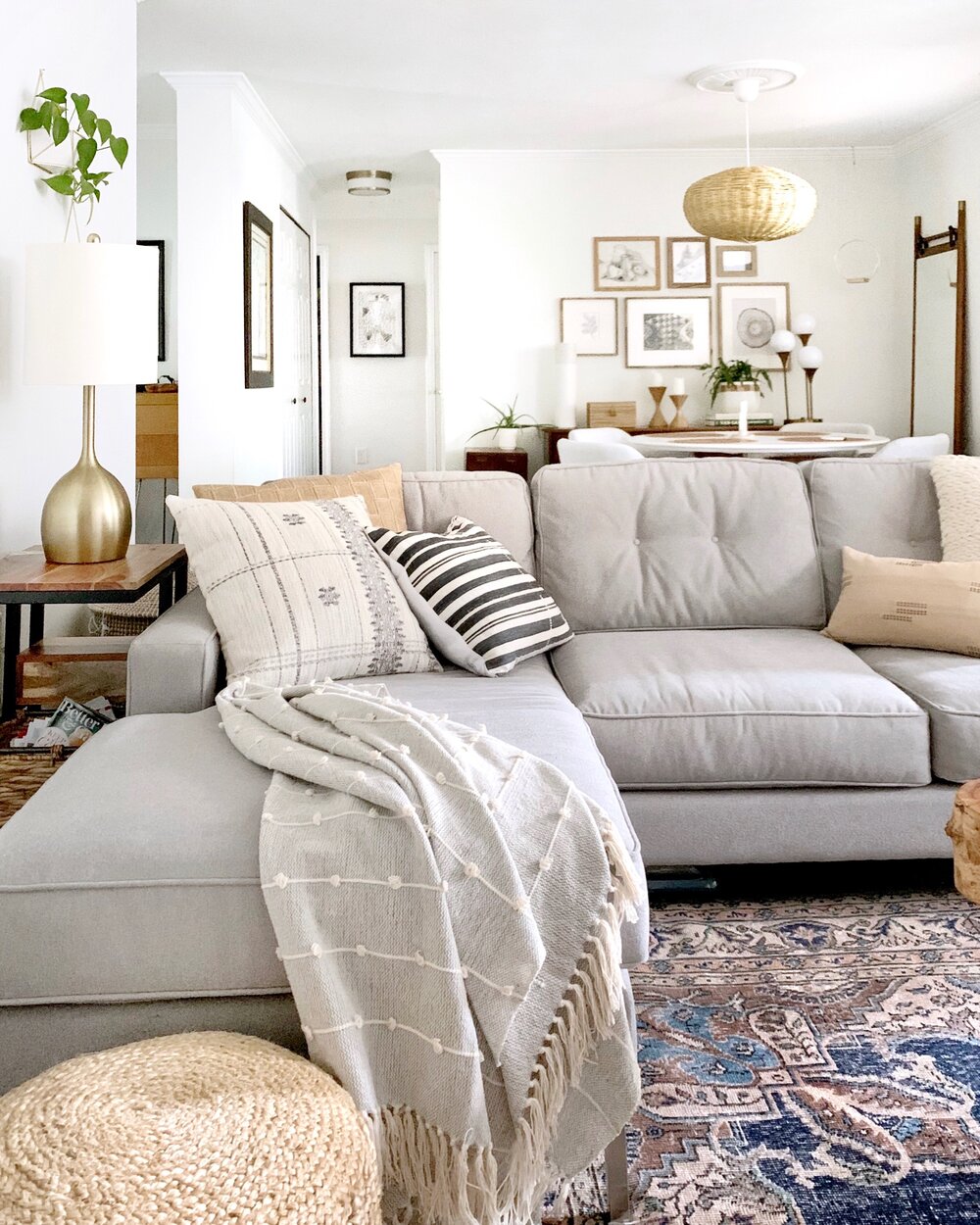 KC Design Co.5 Easy Ways to Style a Throw Blanket on a Sofa