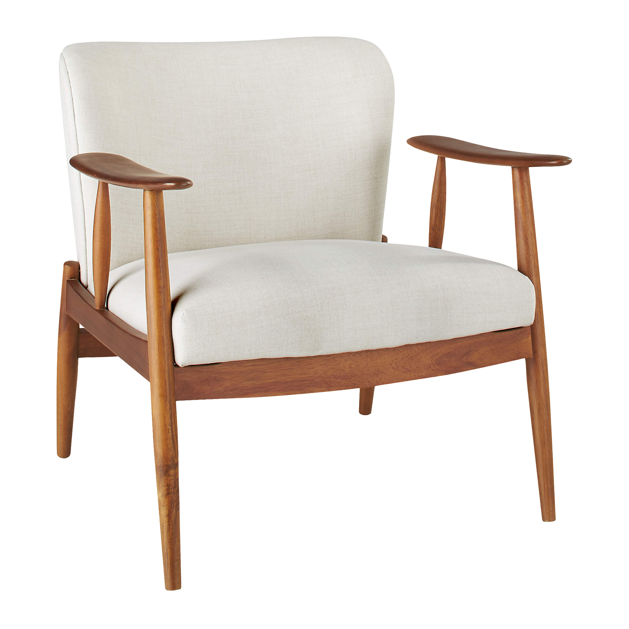 wood frame armchair