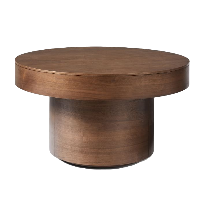 round pedestal coffee table