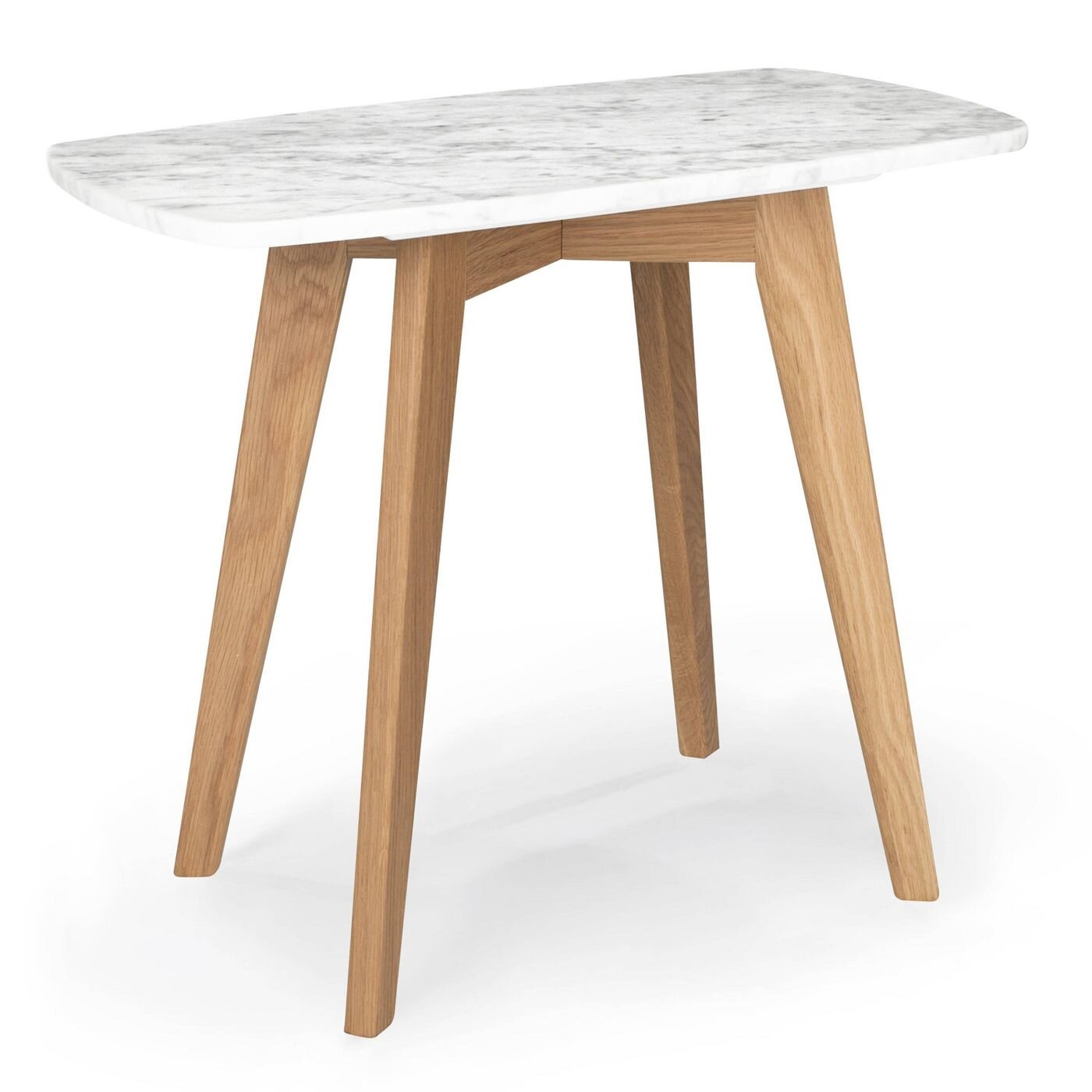 natural marble side table