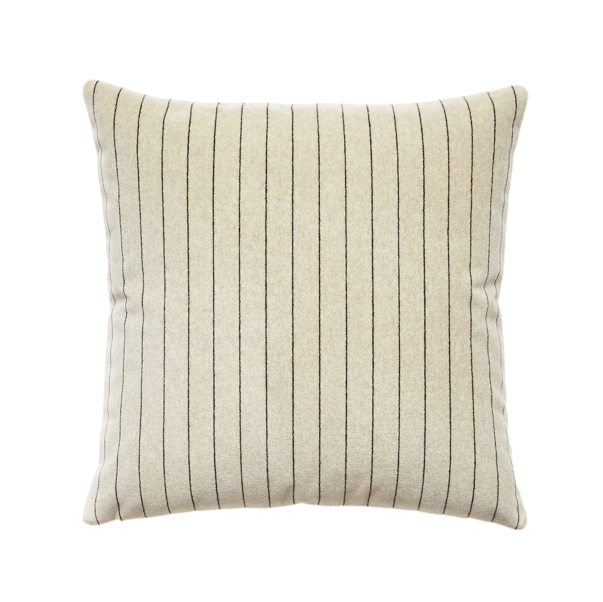 ivory striped pillow