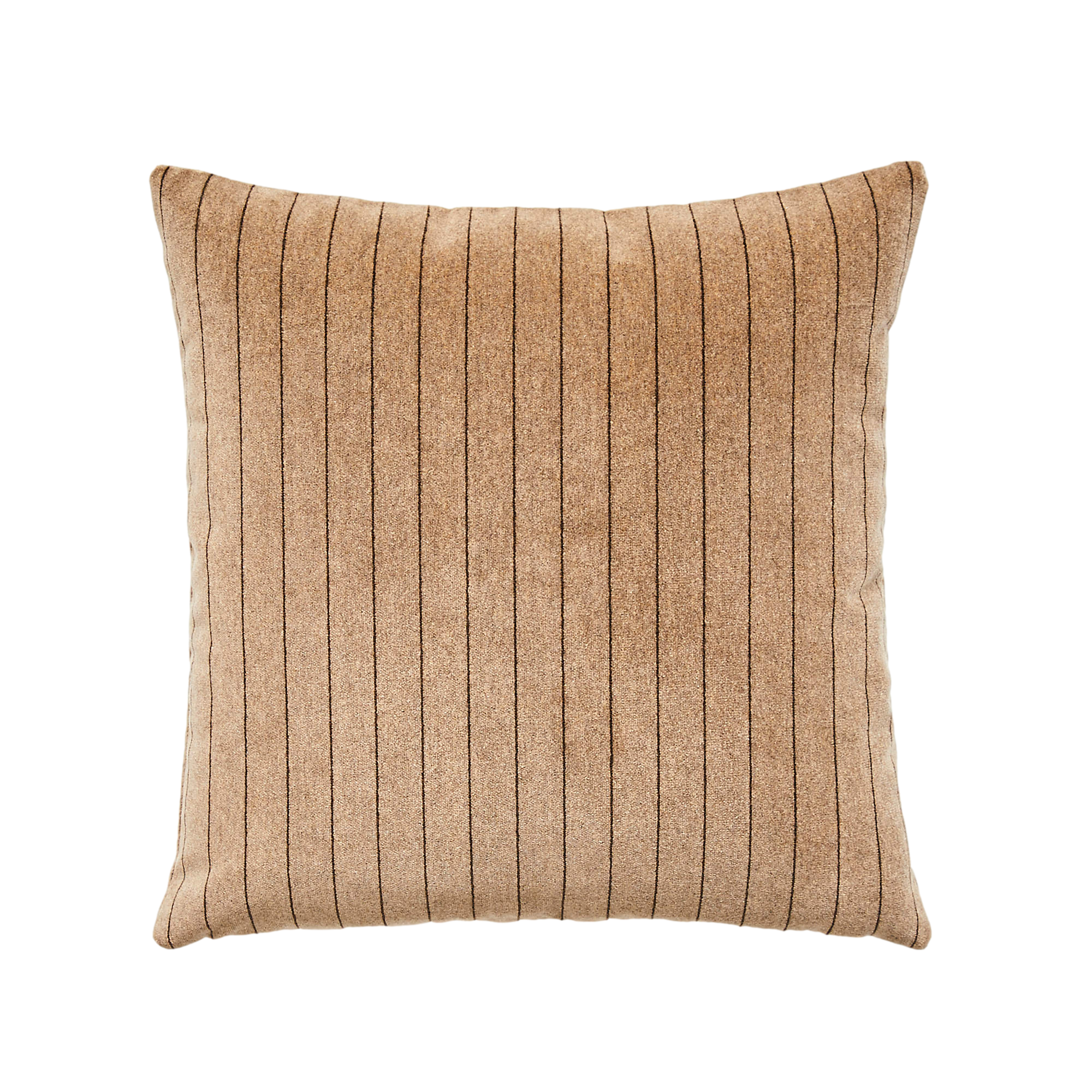 light brown striped pillow