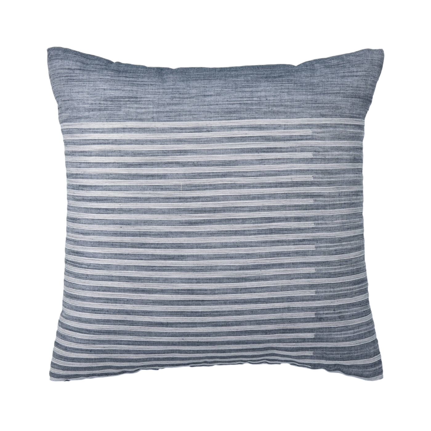 faded stripe throw pillow