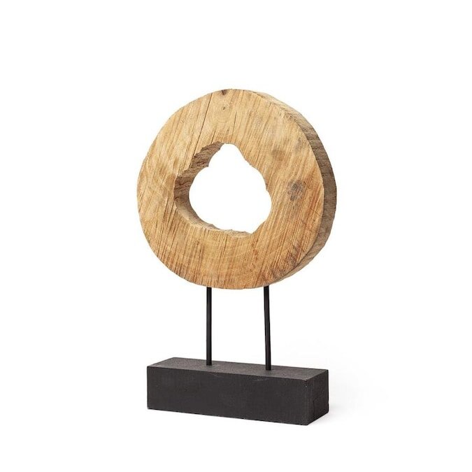 wood slice decorative object