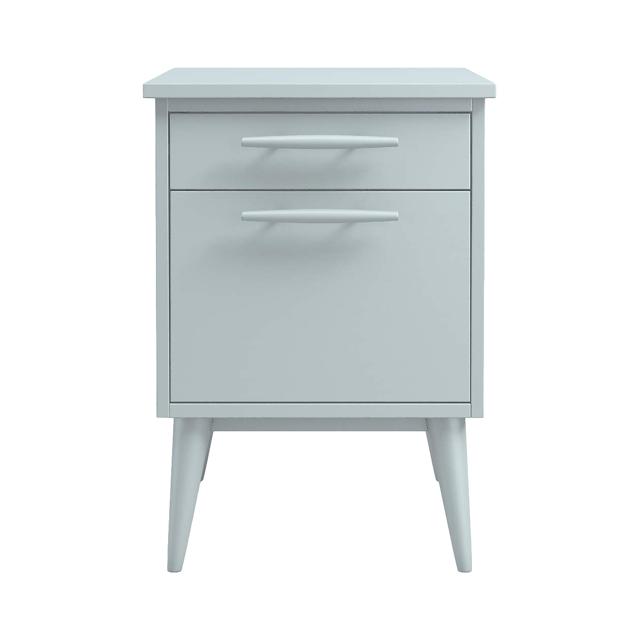 blue grey file cabinet