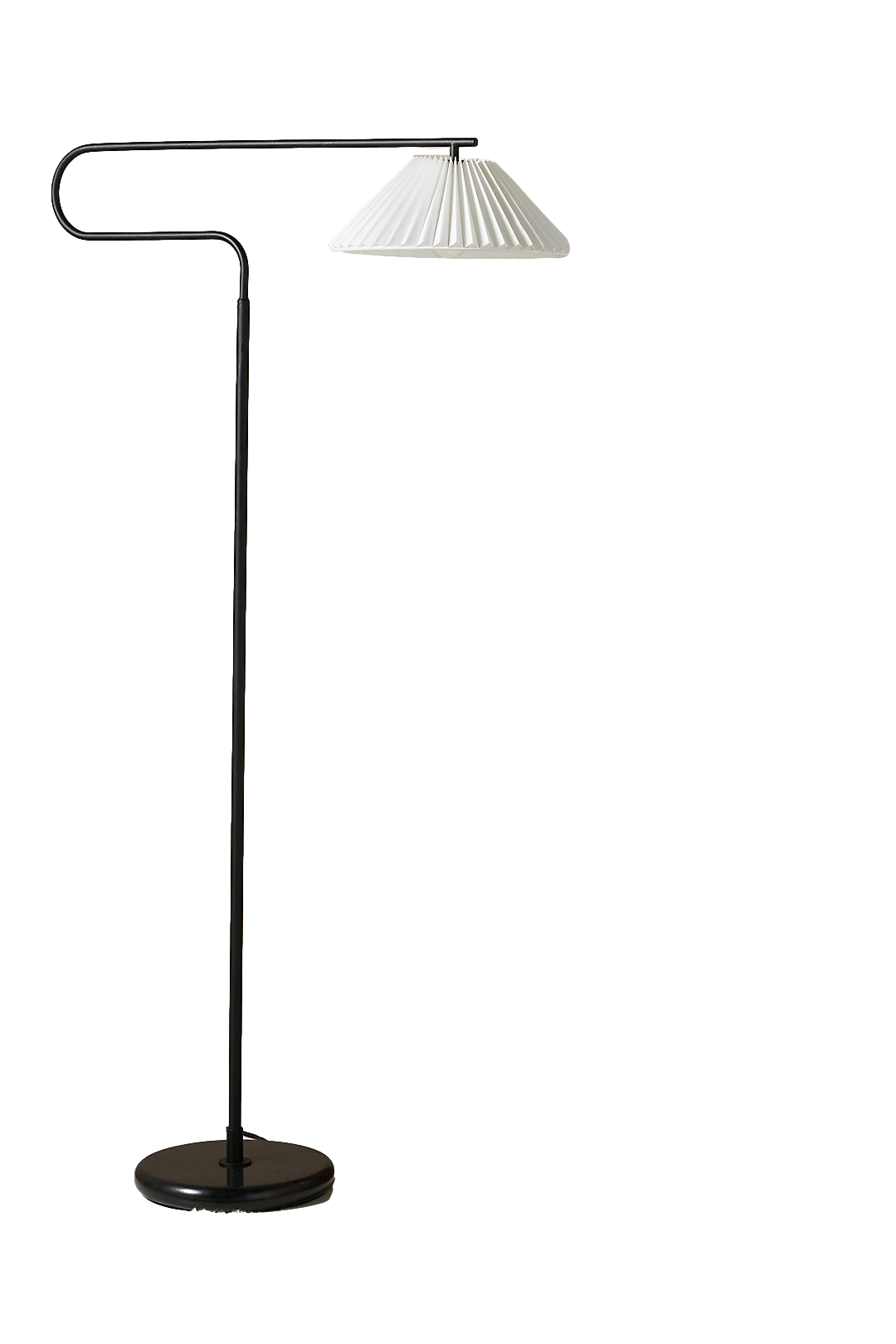 pleated floor lamp