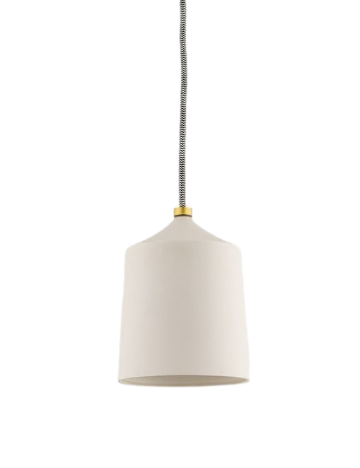 matte white pendant light