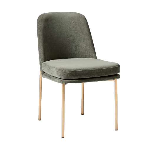 spruce green metal frame chair