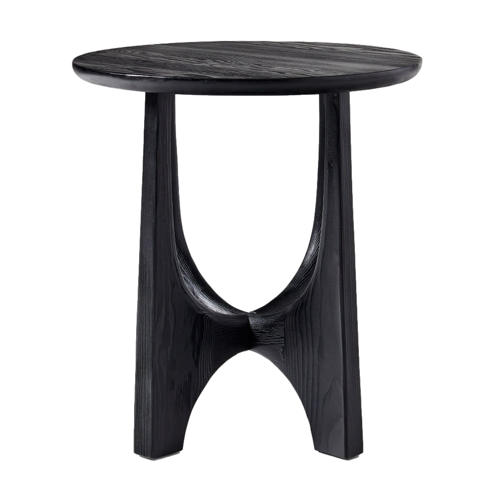 tanner solid wood side table