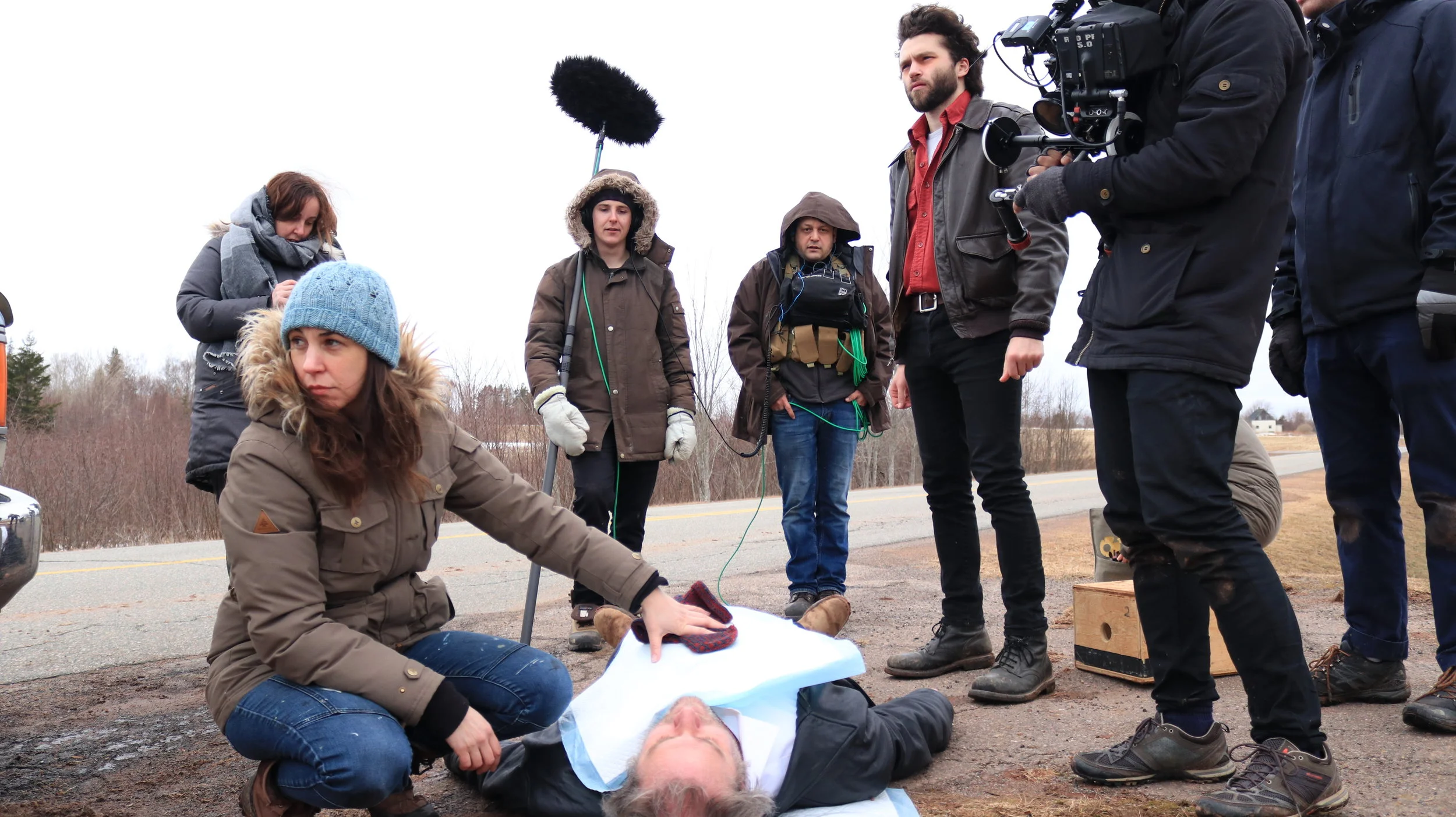 Frenchie down for the count.