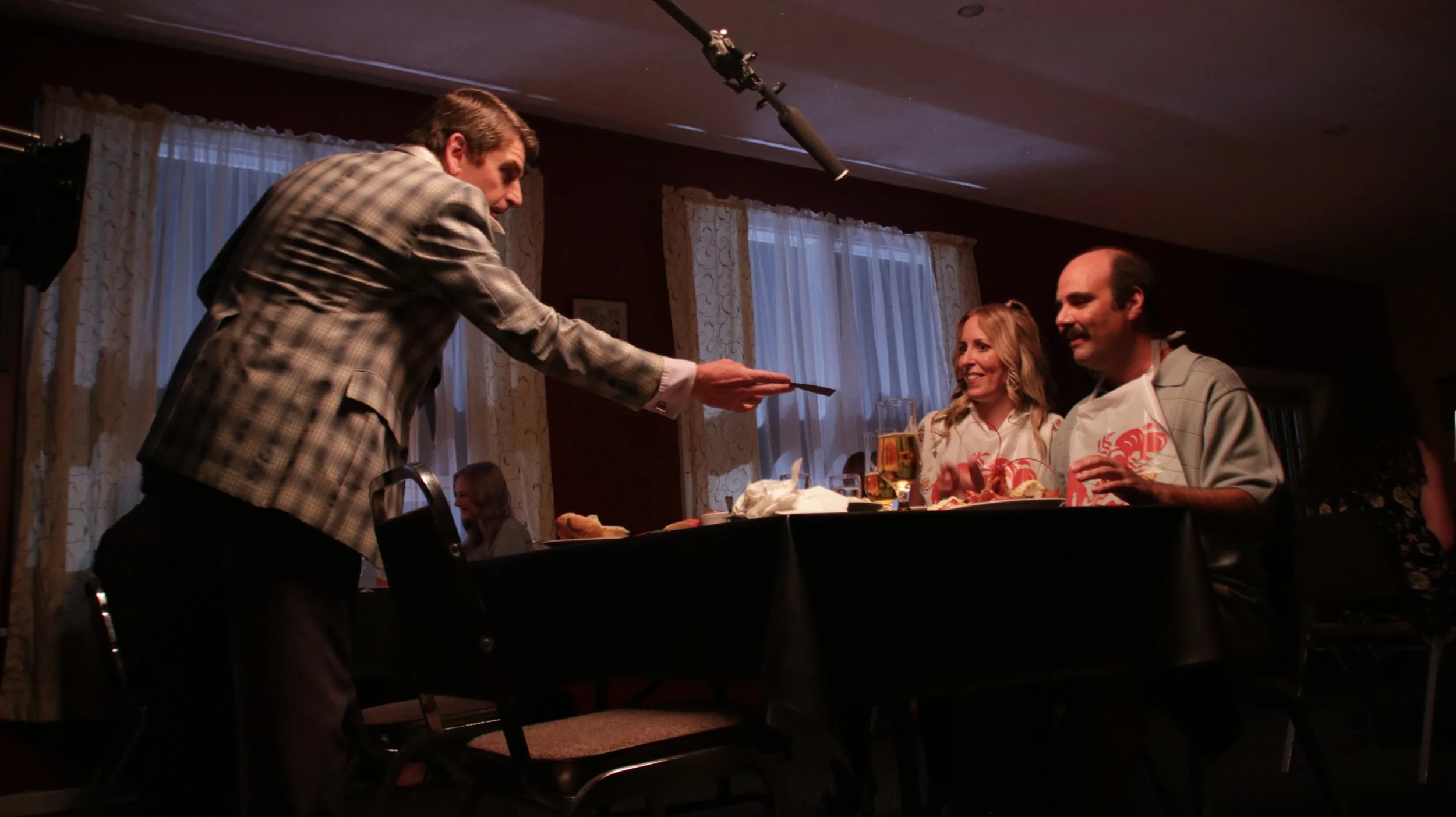 3. Making of, Gavin Talking to Larry and Rhonda.JPG