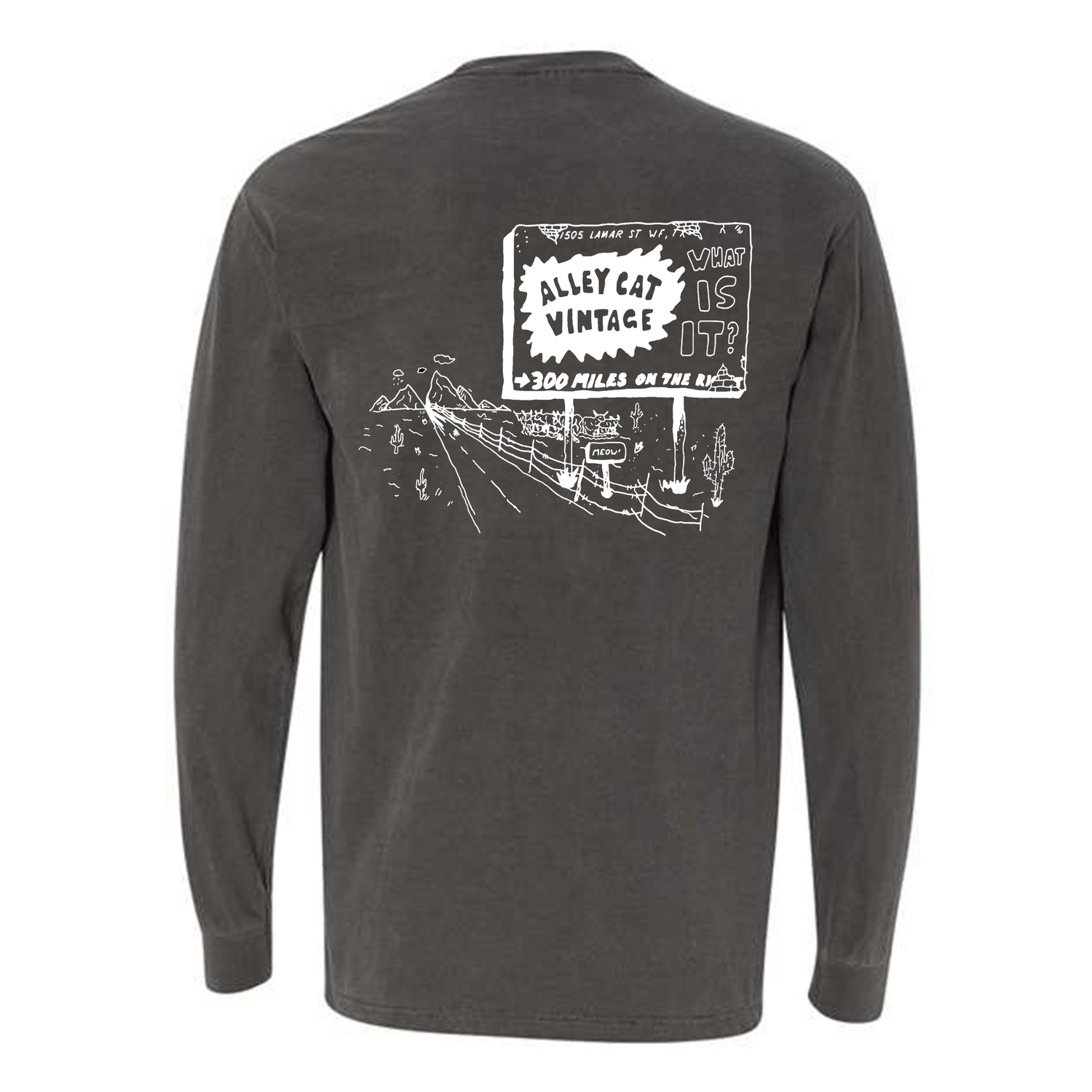 Desert Long Sleeve in Pepper — Alley Cat Vintage | Downtown WF