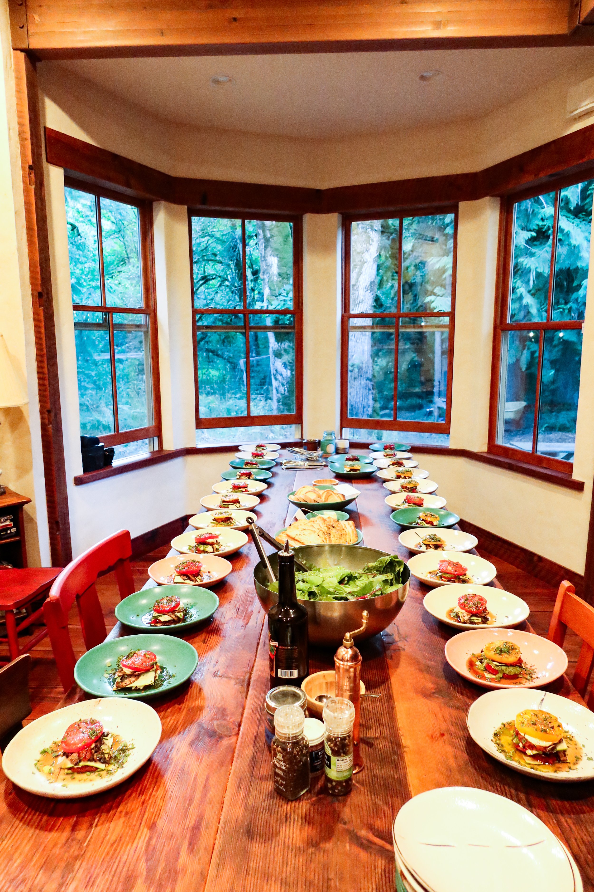 dining room with plates.JPG