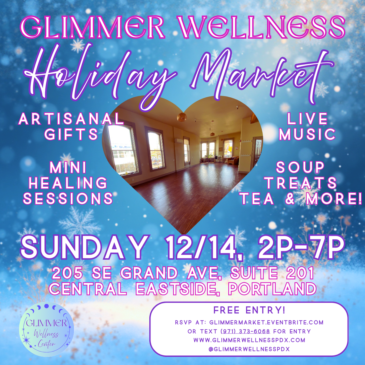 Glimmer Wellness Holiday Market! [Portland]