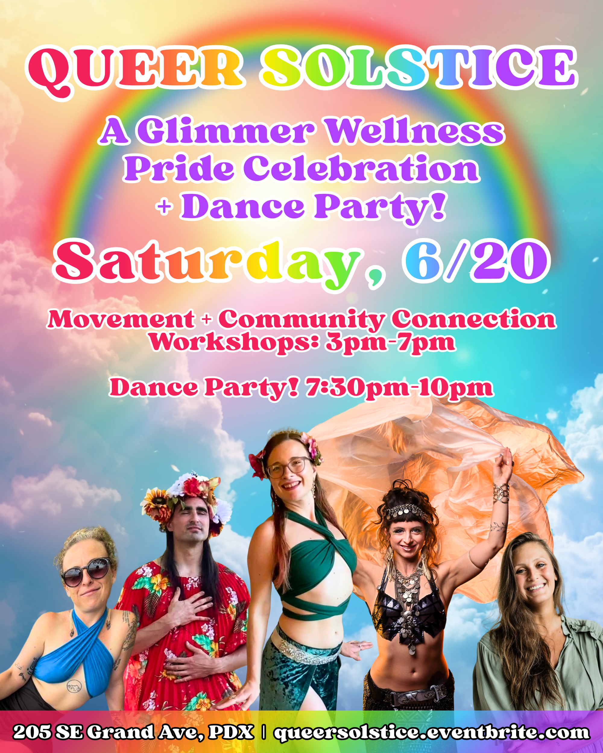 Queer Solstice: A Glimmer Pride Celebration + Dance Party