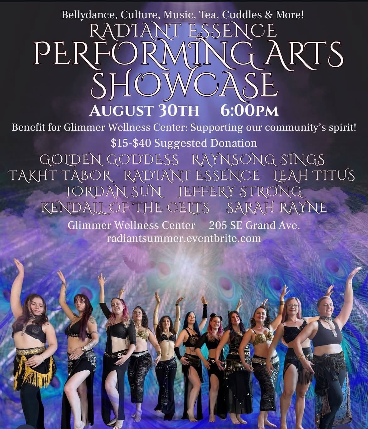 Radiant Essence Summer Showcase ~ Dance &amp; Live Music!