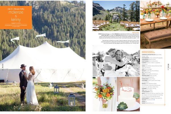 Vintage inspired wedding at the Squaw Valley Stables