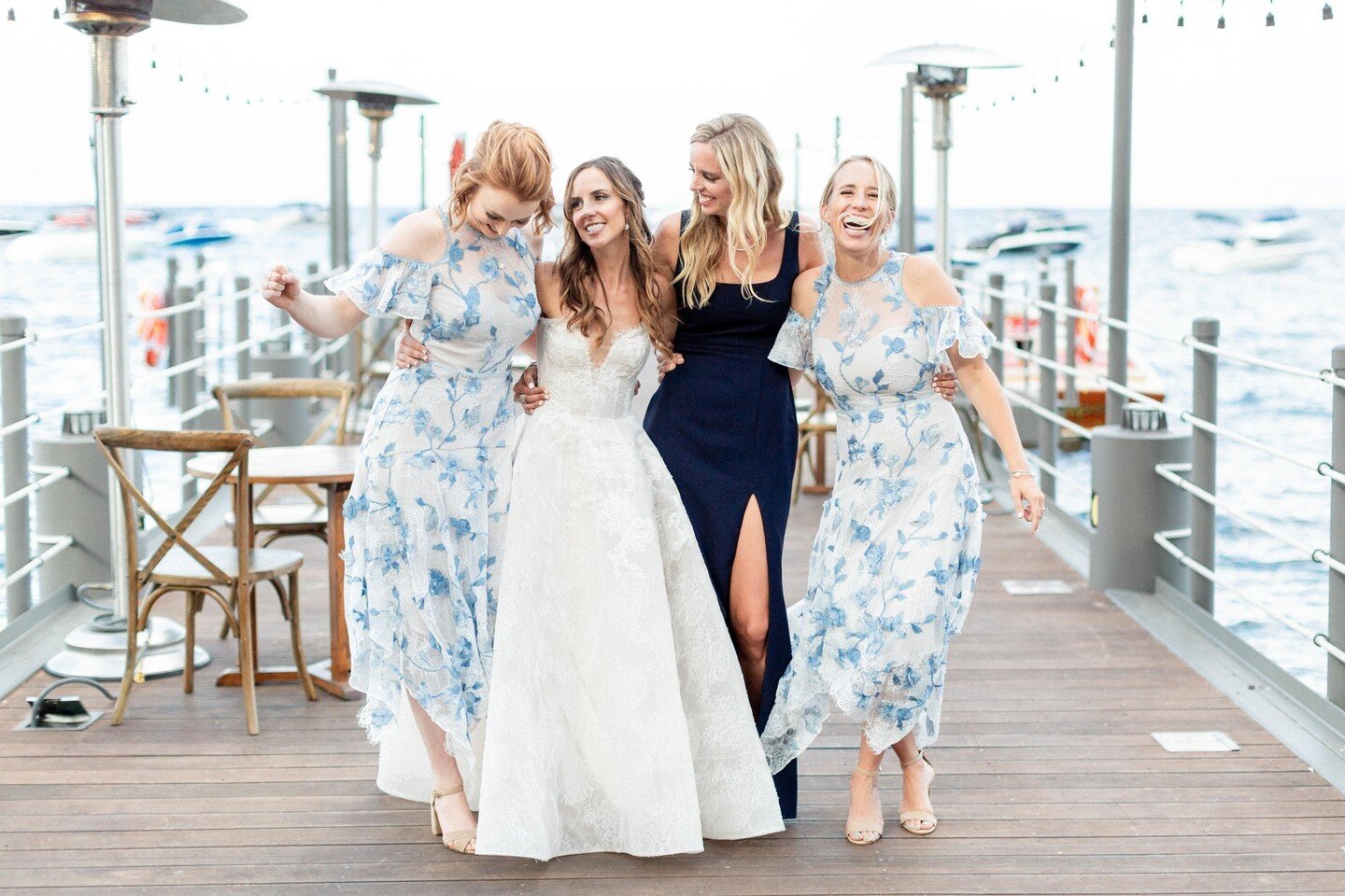 Captivating moments filled the air as K's dress was finally revealed to her bridesmaids. Their genuine reactions captured the essence of joy and excitement. Witnessing these pure expressions of happiness is truly a highlight of our work. Swipe to see