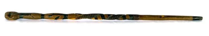 Untitled (Decorated walking stick)