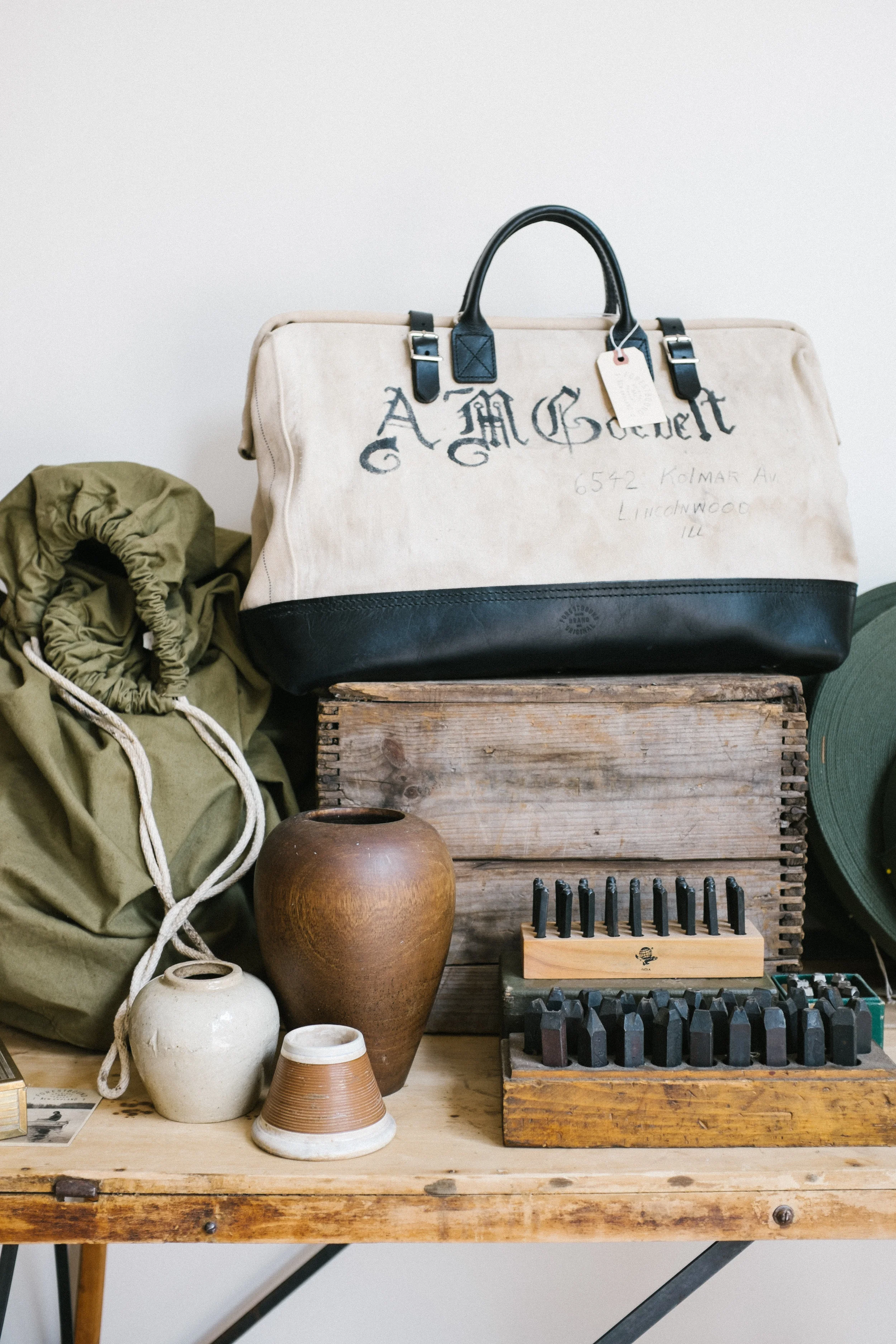 Forestbound Bag Co., founded by Alice Saunders, was one of the highlights of the day.