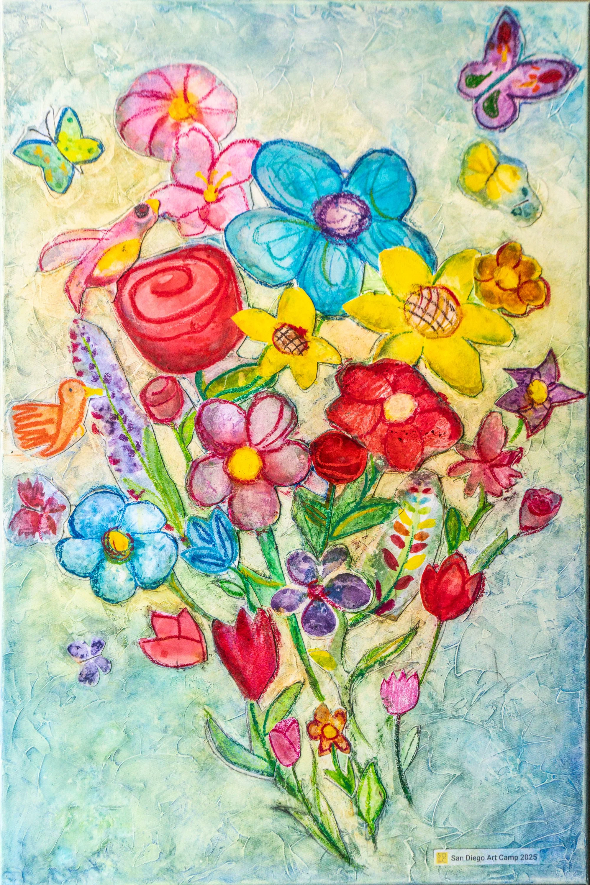 A burst of color and creativity from our young artists!