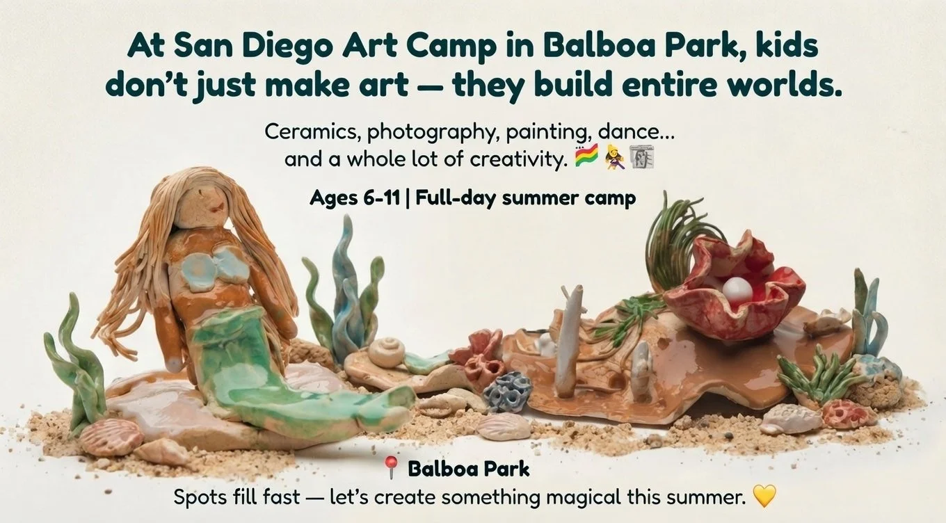 At San Diego Art Camp in Balboa Park, kids don’t just make art — they build entire worlds.