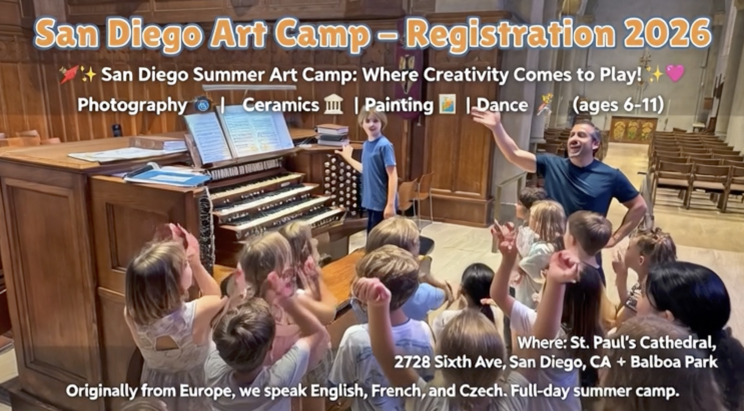 🎨 Looking for a Summer Camp in San Diego for your creative kids?