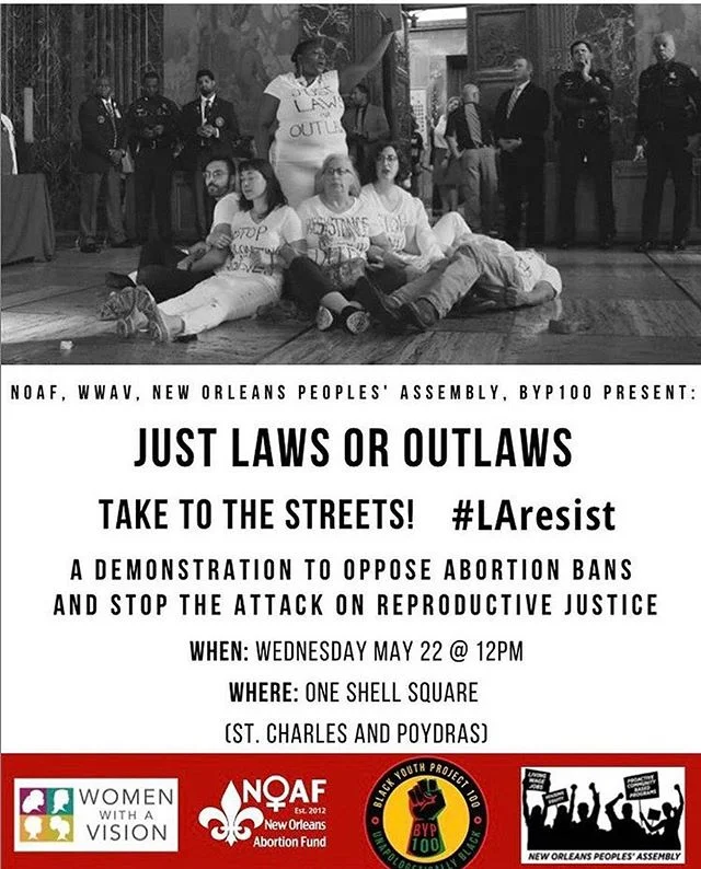 #NOLA Today at Noon at City Hall let’s not let La go down like Alabama.  Women’s Health Care is Society’s Health.  @wwavnola #nola House bill 425
Senate bill 184