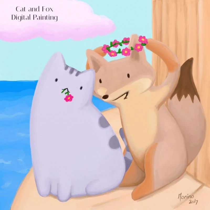 Cat and Fox