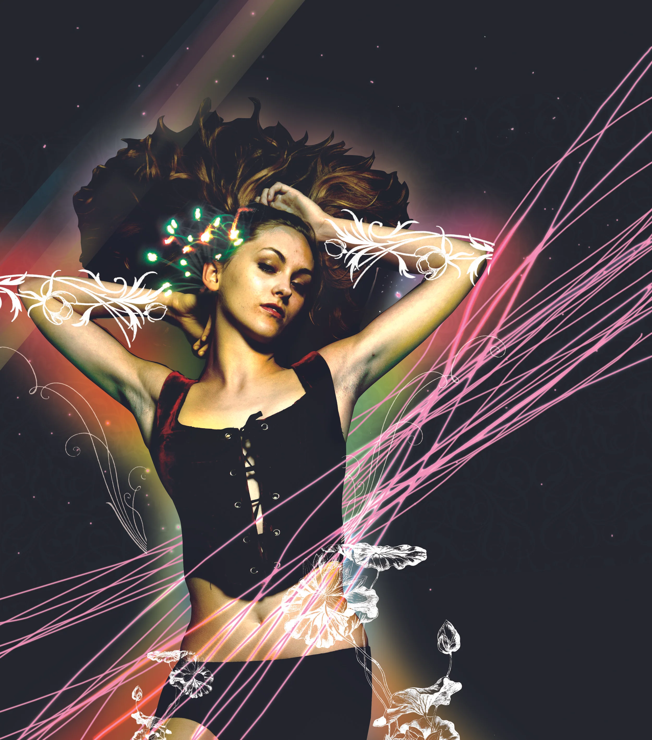 Adobe Photoshop Model Ad Photo