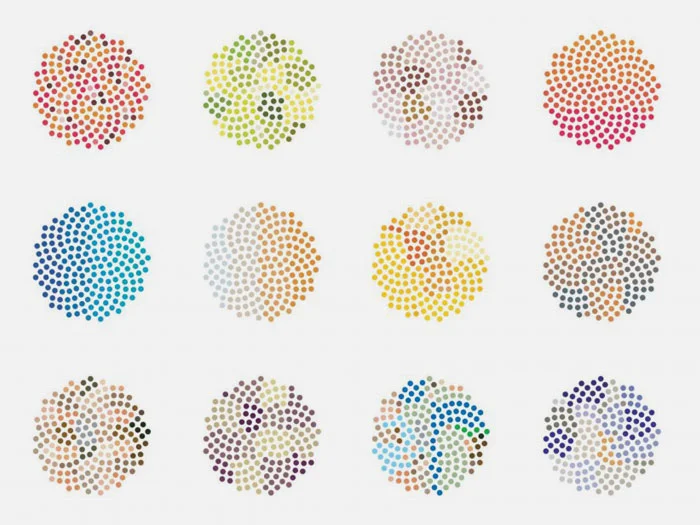 Designed by Stefan Sagmeister, the logo of Seed was derived from the phyllotaxis, a form found in nature that is based on the Fibonacci sequence.