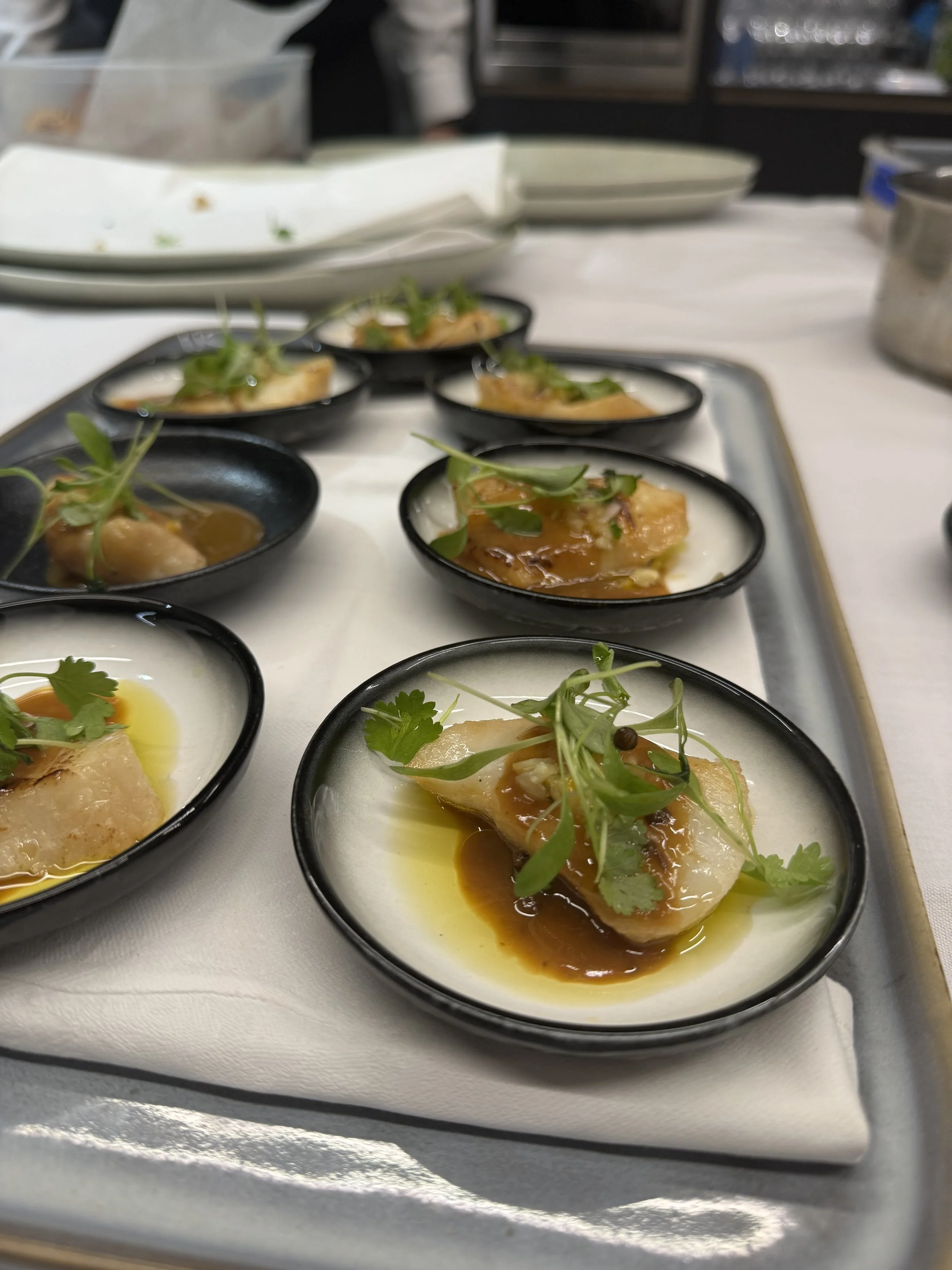 Japanese-Inspired Canapé Menu Paired with Grace Wines