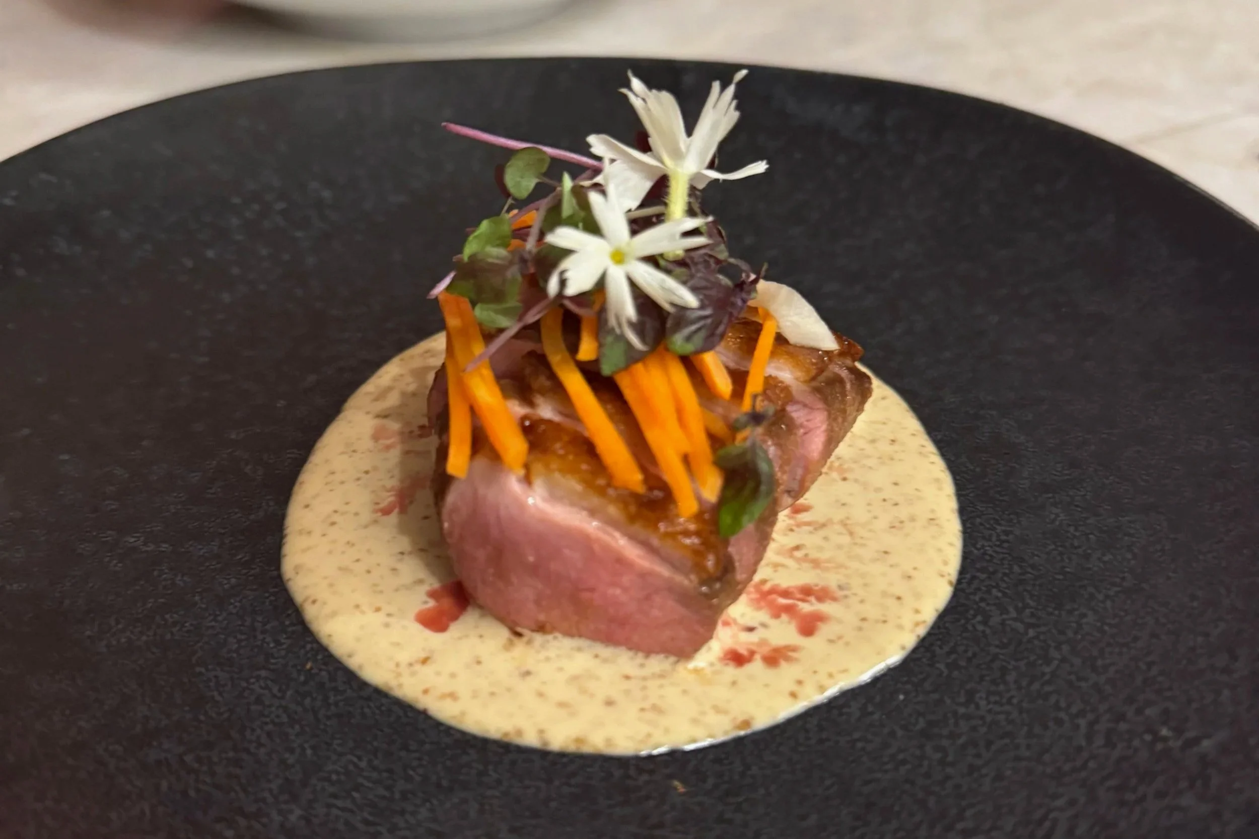 Roasted Duck with sesame and soy
