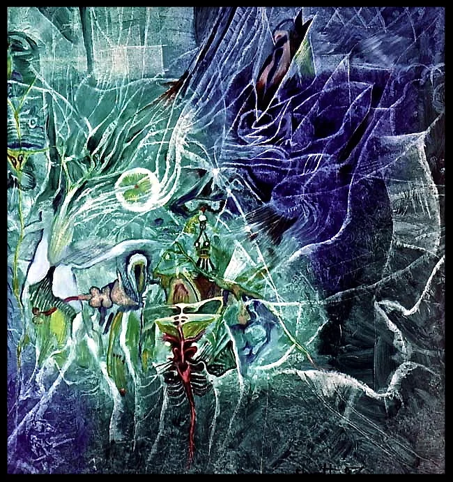 Title: 'Enchanted Night' Media: Oil on canvas Size: 120 x 90 cm Location: McArthur Collection, Scotland 