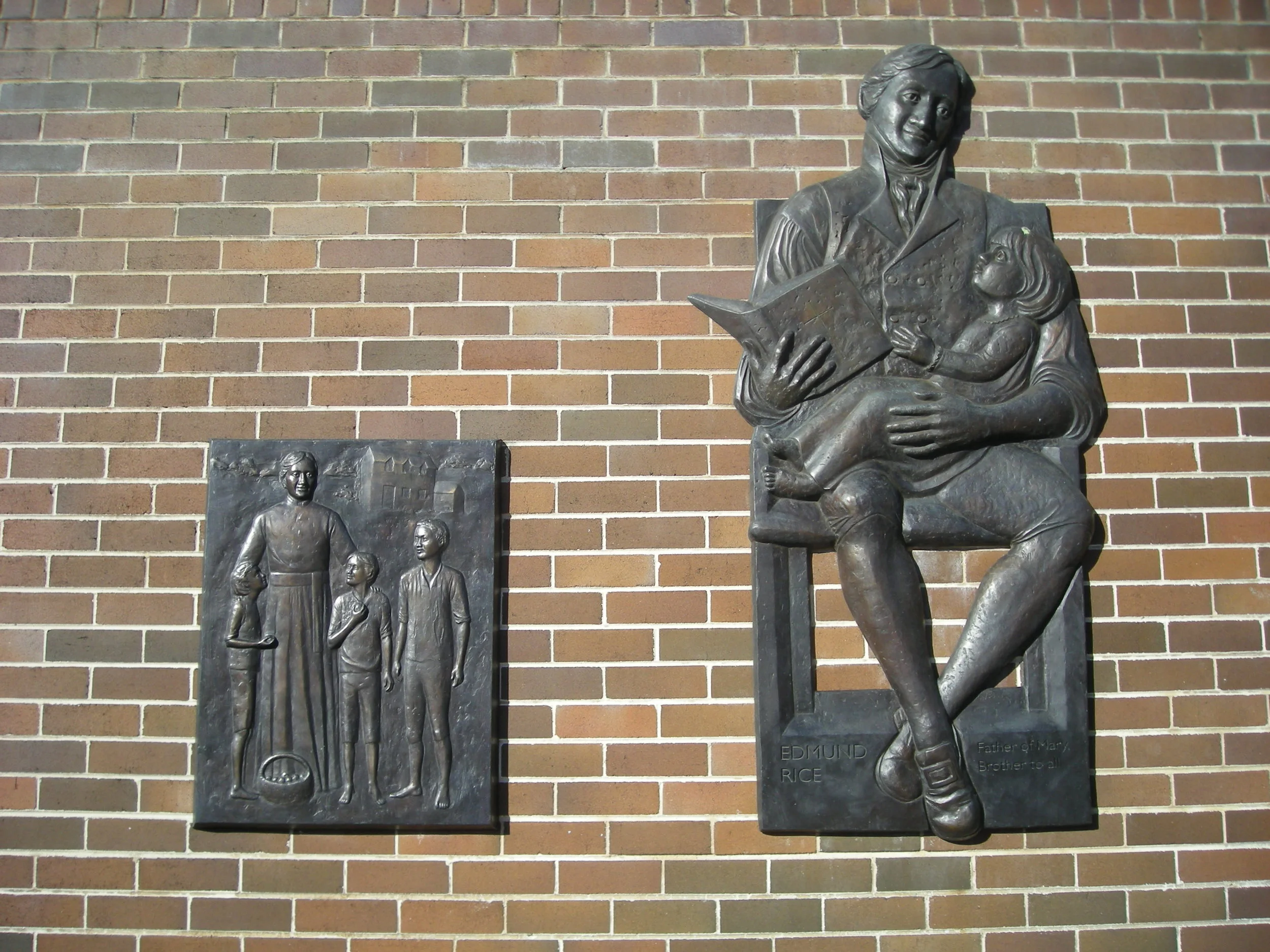 Wendy Black, '3 panels for the Edmund Rice project', 2009-10, Christian Brothers at Lewisham, NSW.