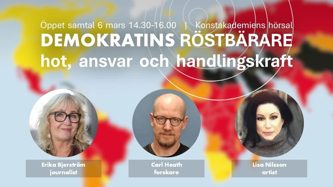 Panelsamtal: Demokratins röstbärare – hot, ansvar och handlingskraft