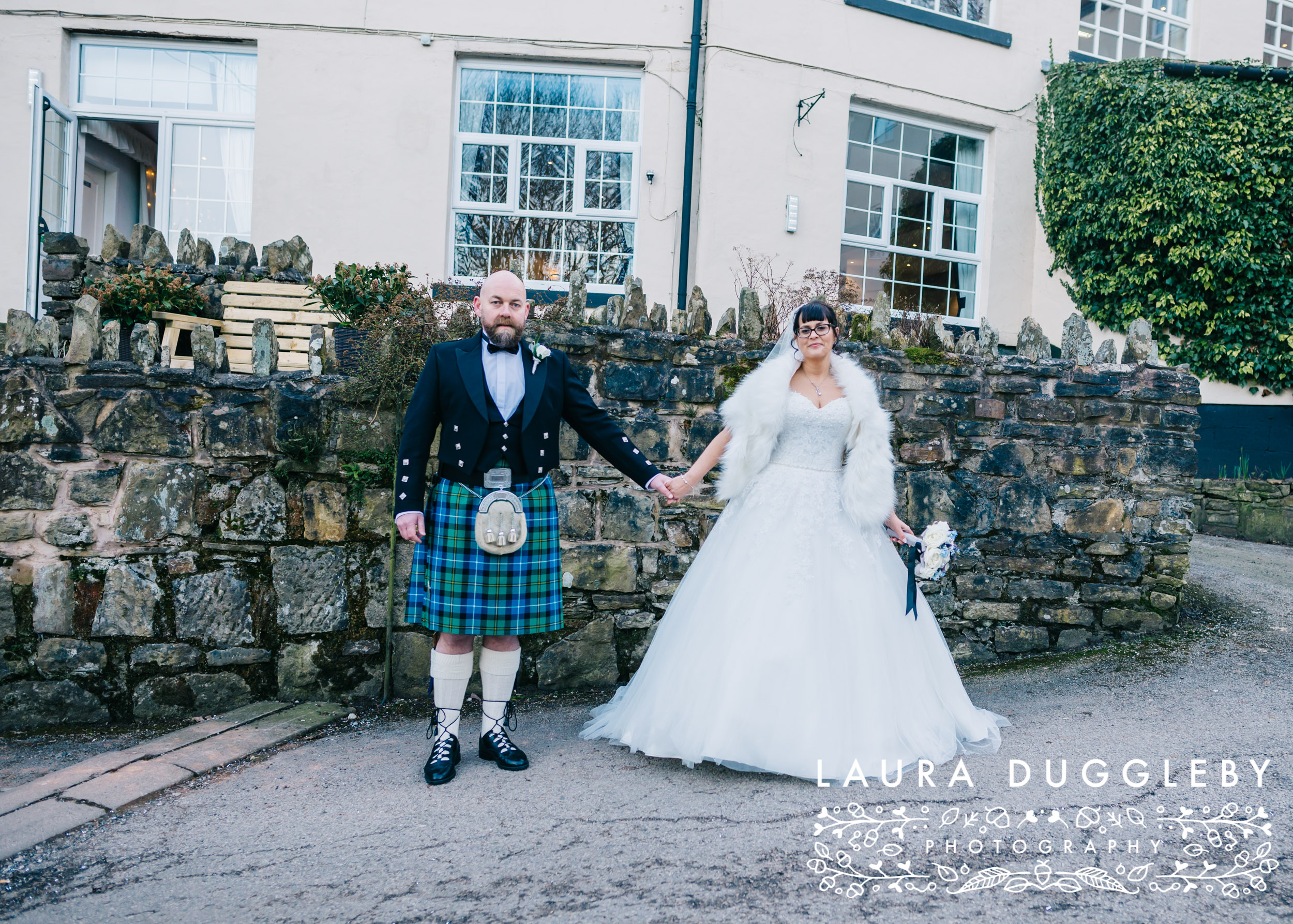 winter wedding at the old mill hotel lancashire - rossendale wedding photographer
