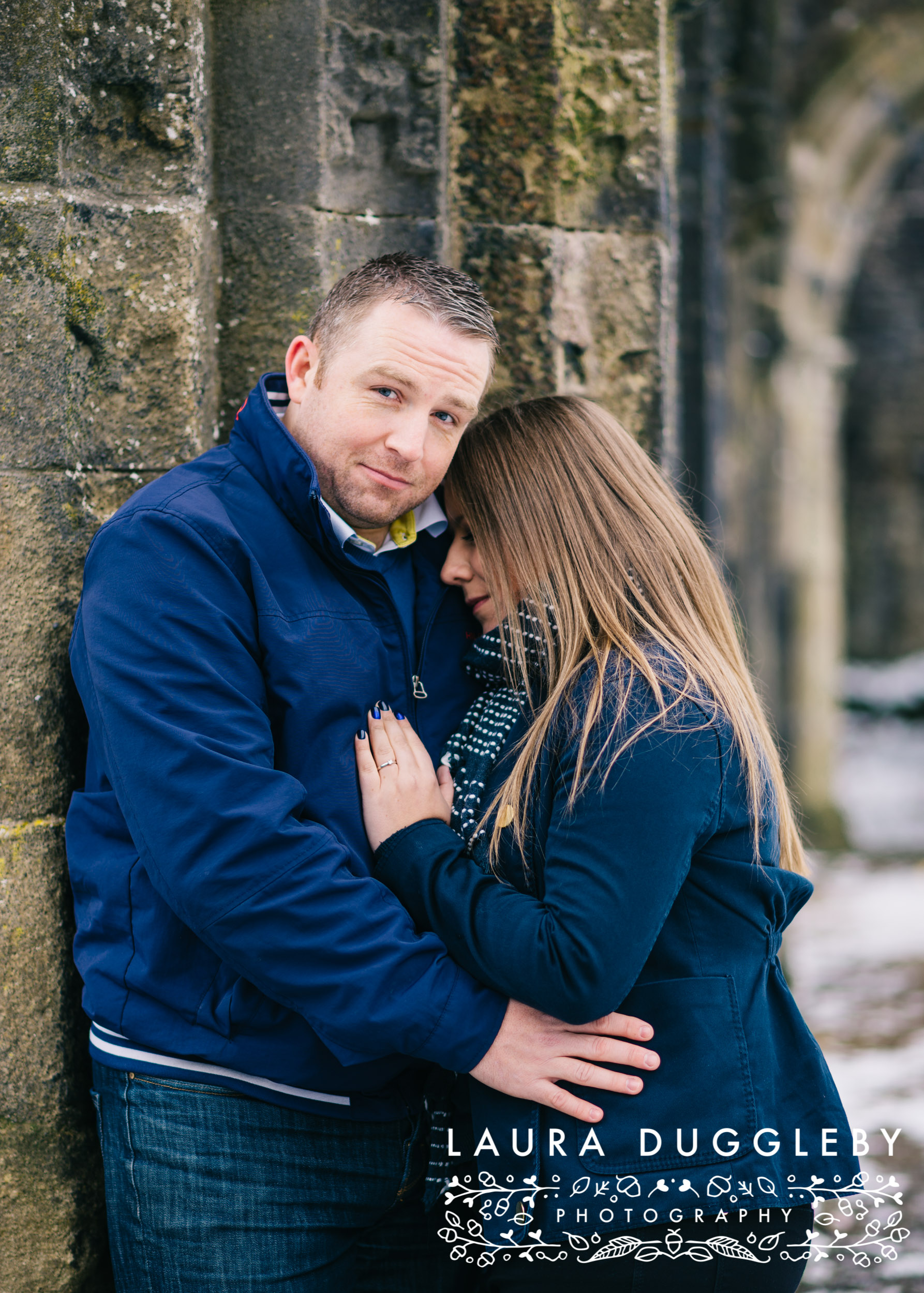 whalley abbey engagement shoot 