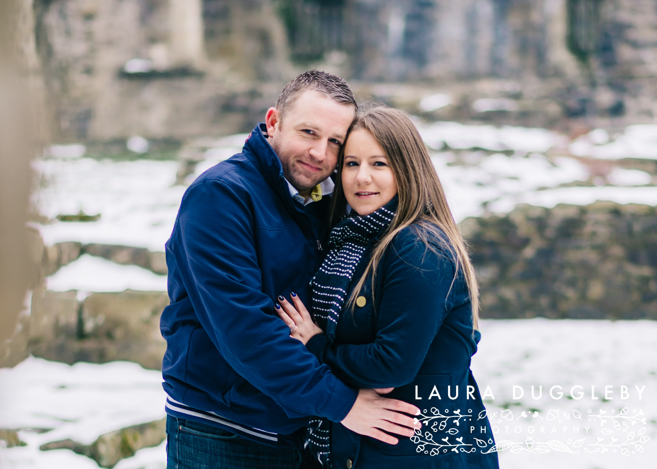 ribble valley engagement shoot at whalley abbey