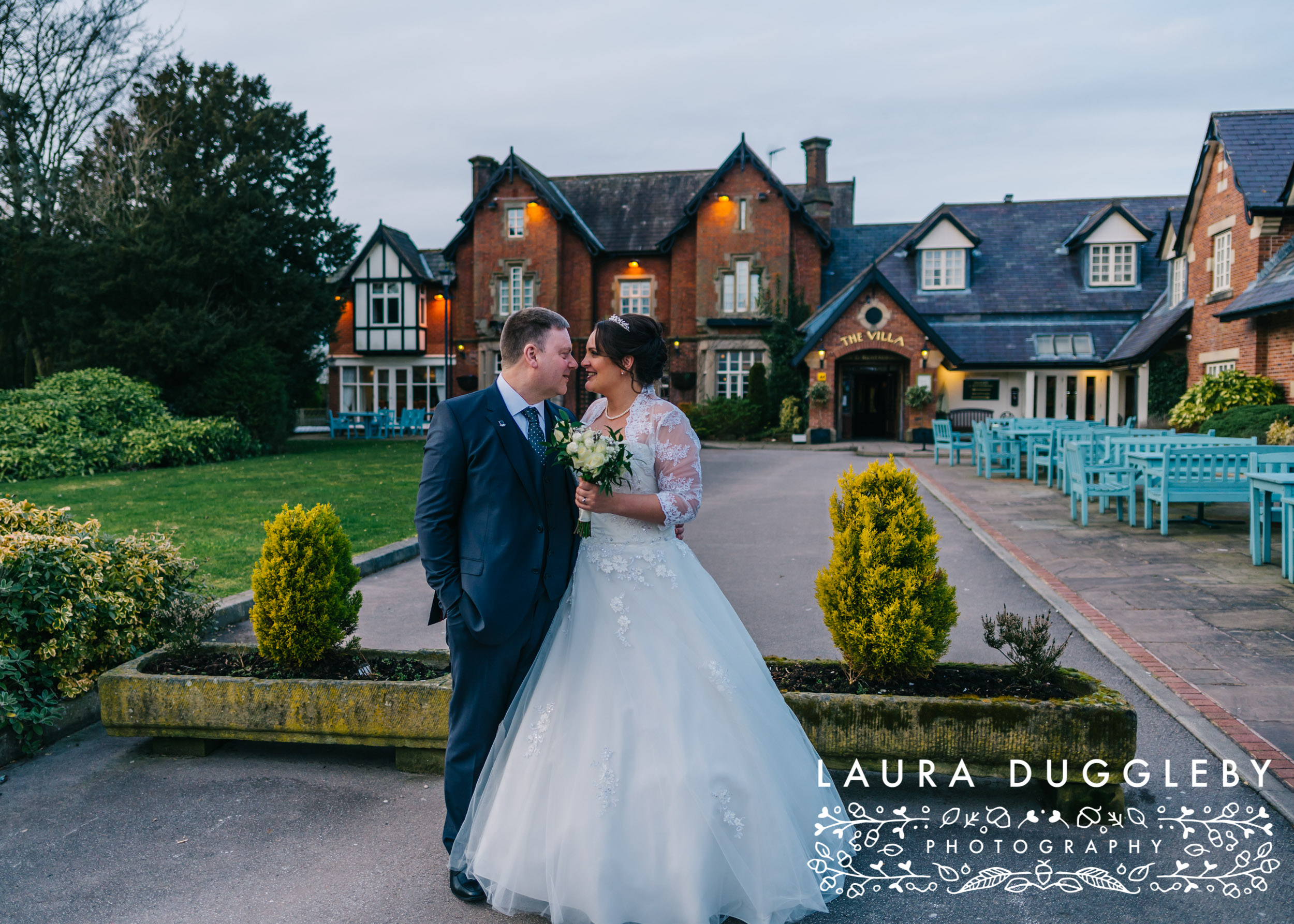 The Villa Hotel - Wrea Green Lancashire Wedding Photographer16