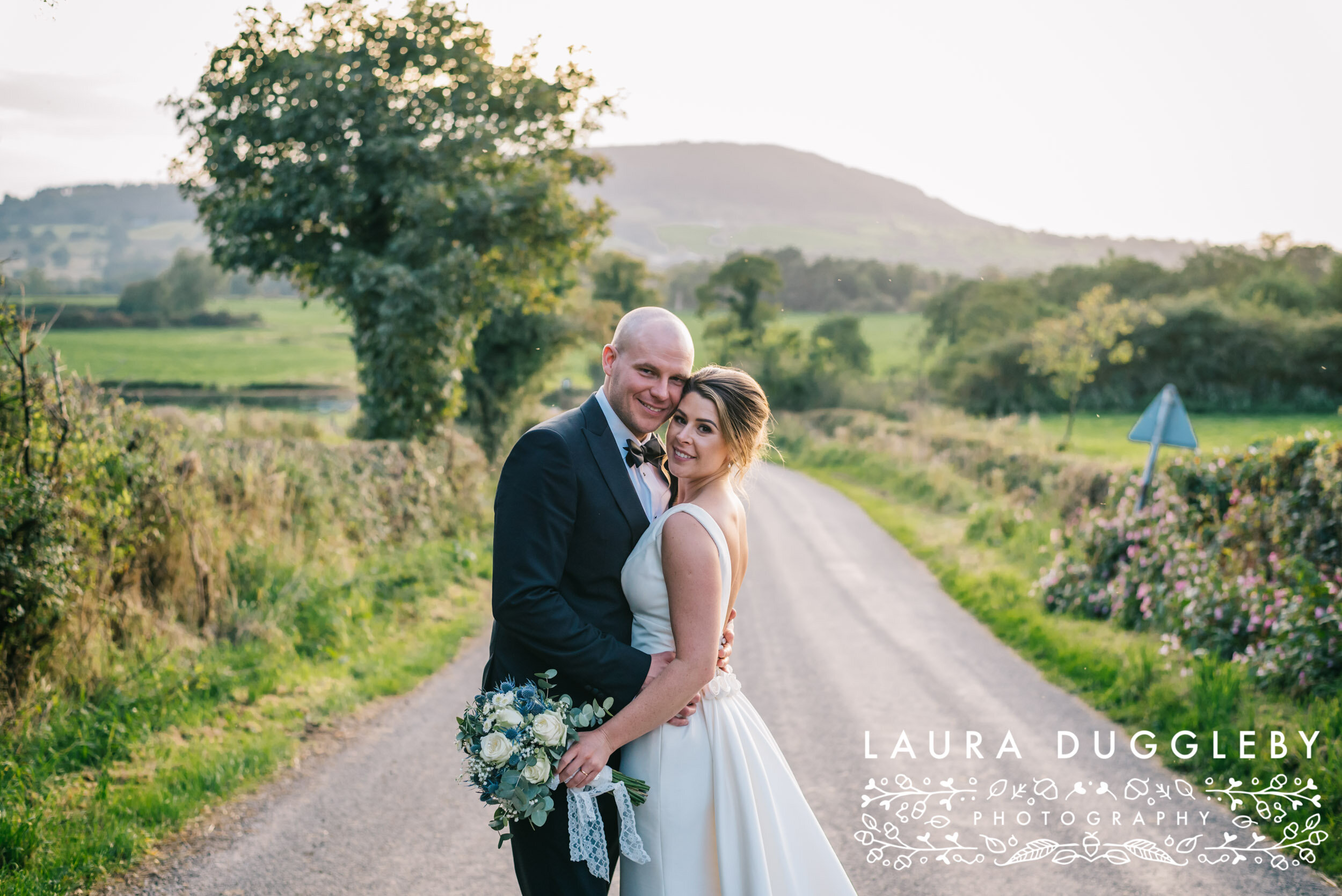 autumn wedding at bashall barn in the ribble valley